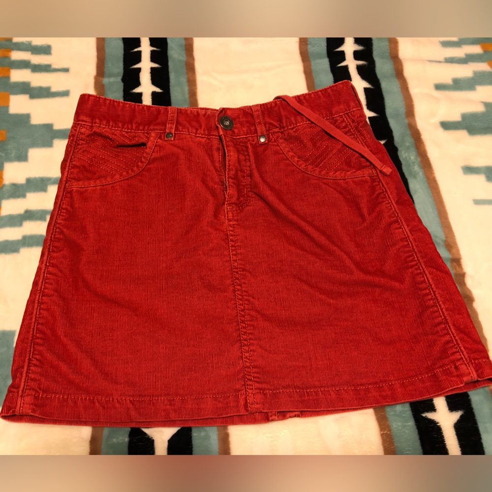 Athleta burnt orange mini skirt. Size 4